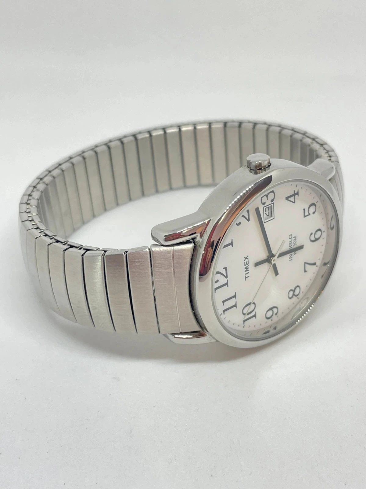Reloj TIMEX Indigo, original nuevo con caja | Acero inoxidable, luz nocturna, modelo WR 30M – photo 11